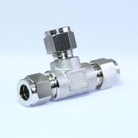 Raccord de tuyau hydraulique en acier inoxydable TEE 3/8" OD de la marque TAIWAN UNION DFK, certifié SAE/JIC NPT DIN ISO 9001, modèle 01UT020 CNC
