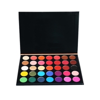 Palette d'ombres à paupières personnalisées Marque privée Maquillage OEM ODM Cosmétiques Haute Pigment 35 Couleurs Palette d'ombres à paupières scintillantes