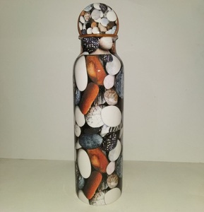 ขวดน้ำทำด้วยมือทำจากทองแดงบริสุทธิ์,ขวดน้ำหุ้มฉนวนกันความร้อนทำจากทองแดงพิมพ์ลายขนาด28ออนซ์ - Product Image 3