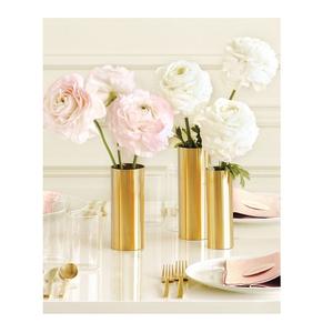 Juego de tres jarrones galvanizados para accesorios de decoración de boda forma redonda jarrones decorativos para macetas para el hogar - Product Image 3