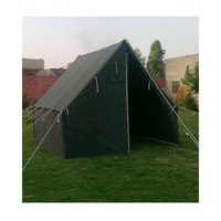 Tente en toile vert olive imperméable 2.7x2.7m personnalisée Tente de camping en plein air excédentaire russe résistante aux intempéries