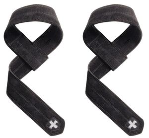 Correas de elevación de cuero para levantamiento de pesas, correas de muñeca acolchadas de neopreno para levantamiento de pesas - Product Image 6
