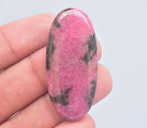 หินโรโดไนต์อัญมณีทรงหลังเบี้ย,อัญมณีทรงหลวมหินโรโดไนต์ทำจากแร่โรโดไนต์ธรรมชาติ - Product Image 4