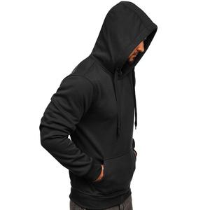 Sweat à capuche surdimensionné pour hommes 100% coton teint uni brodé US EU sweat personnalisé en avocat noir vert pour l'hiver - Product Image 4