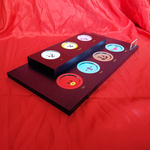 Bandeja de exhibición de cosméticos, diseño colorido, para cara, labios, ojos y uñas - Product Image 3