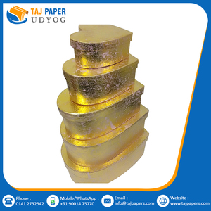 Caja de papel Kraft rígido de cartón hecho a mano, para embalaje de regalo, de varias formas y tamaños, personalizada - Product Image 3