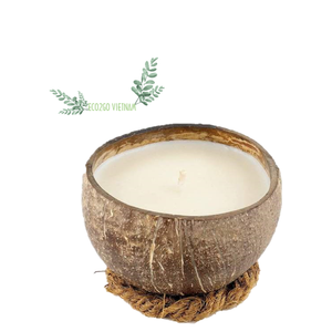 ชามใส่เทียนกะลามะพร้าวสำหรับเทียนพร้อมโลโก้เลเซอร์ทำจากวัสดุธรรมชาติ100% - Product Image 3