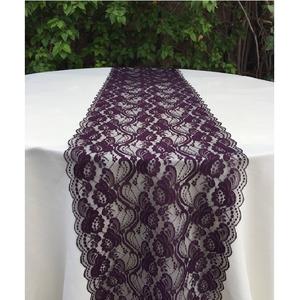 Eco Conscious 100% Coton Brodé Golf Style Géométrique 14x72 Inch 180 GSM GOTS Certified Hotel Bulk Table Runners - Product Image 3