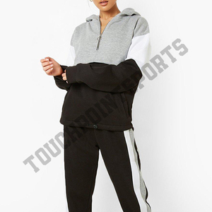 Yongqi-chándal de cuello redondo para mujer, conjunto de sudadera, pantalones de chándal, jogging, 2022 - Product Image 3