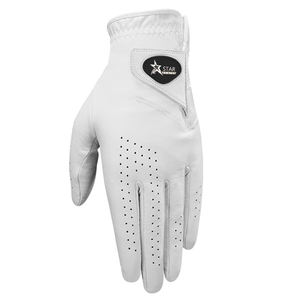 Gants de golf en cuir véritable pour gaucher et droitier Gants de golf pour hommes avec logo personnalisé - Product Image 5