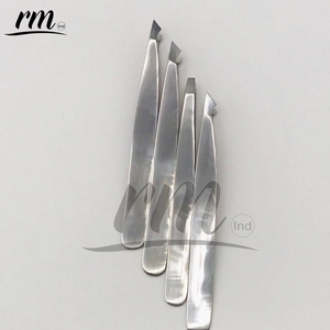 Ensemble de pinces à sourcils en acier inoxydable de qualité supérieure de la meilleure conception OEM pointe pointue de toutes les couleurs disponibles à bas prix - Product Image 3