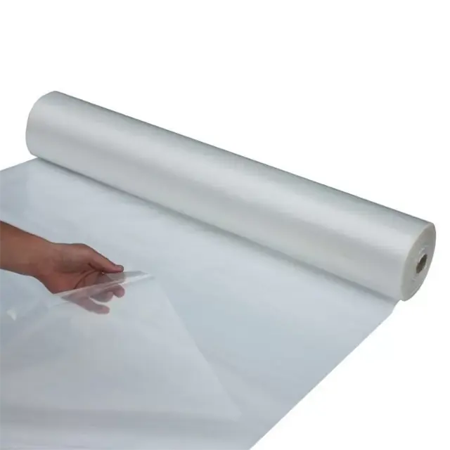 6mil standard size PE plastic floor Protection Film for protection surface when moving house and decoration