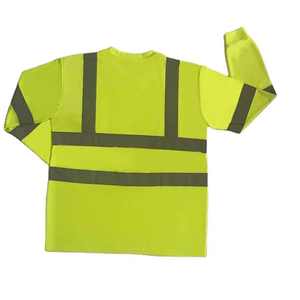 T-shirt POLO à manches longues léger personnalisable pour la course de nuit d'automne Tissu réfléchissant respirant Tops actifs personnalisés - Product Image 5