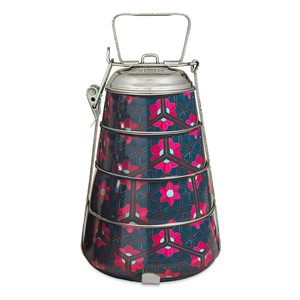 ปิ่นโตสแตนเลสสตีล4ชั้นพิมพ์ลายร้อน,กล่องใส่อาหารปิ่นโตอุ่นอาหาร - Product Image 1