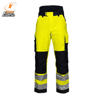 Hi Viz Multi-Pockets Work Wear Pantalon de sécurité Logo personnalisable Caractéristiques imperméables