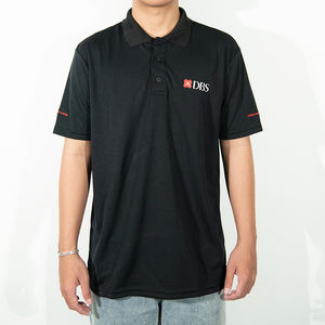 Gros Nouveau Design Noir Plaine Polo T Chemises Hommes 100% Coton Broderie Logo Petite QUANTITÉ MINIMALE DE COMMANDE de Vietnam Meilleur Fournisseur - Product Image 4