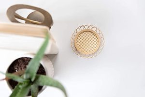 6 pièces de sous-verres à thé et à café en rotin personnalisé, accessoires de table pour la maison et la cuisine, napperons et tampons, sous-tasse à thé naturel - Product Image 5