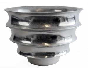 แจกันดอกไม้โลหะทรงสูงสำหรับตกแต่งงานแต่งงาน,แจกันเงินโบราณสำหรับตกแต่ง - Product Image 3