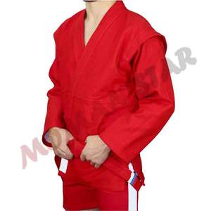 Venta al por mayor de fábrica Sambo Uniform Set Fabricación de ropa de artes marciales - Product Image 4