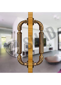 Poignée push-pull en laiton de porte principale de qualité supérieure pour les portes d'entrée offrant élégant, durable et de haute qualité - Product Image 3