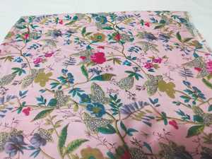 ชัยปุระอินเดียพิมพ์ผ้าฝ้ายผ้าวิ่งดอกไม้สีย้อมธรรมชาติผ้าพิมพ์หน้าจอมืออินเดียพิมพ์ผ้า - Product Image 6