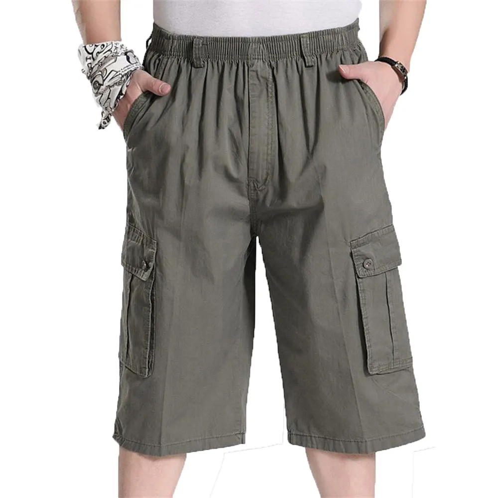 Men's Outdoor Sports Shorts Trousers Loose Fit Casual Jeans Shorts.