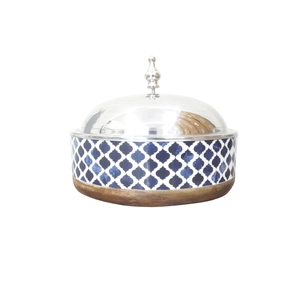 Pot de service en rotin pour aliments sucrés, accessoires de vaisselle, ensemble de 2 pots de mariage avec couvercle en filet, nouveauté, qualité standard - Product Image 3