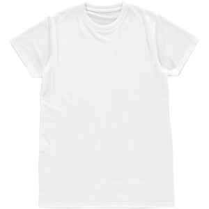 Camiseta de manga corta de algodón blanco hecha a medida moderna para hombre, cuello redondo, estampado Formal de Color sólido en opciones de tamaño de sublimación disponibles - Product Image 2