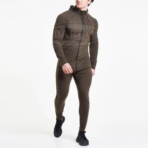 Chándal de Forro Polar con Capucha Estampado de Alta Calidad para Hombre, Tallas Grandes, Cierre Completo con Cremallera, Ideal para Otoño - Product Image 1