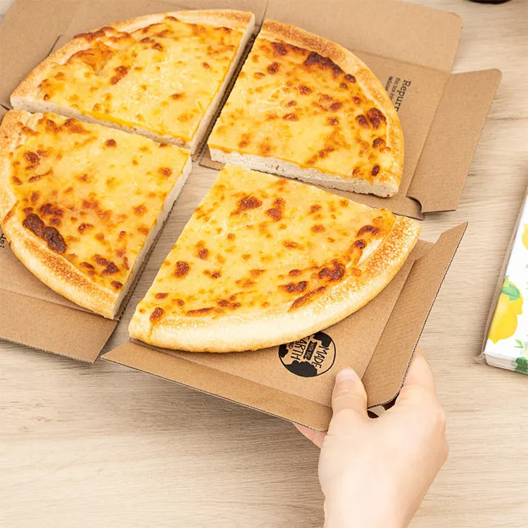 कस्टम मुद्रित पूर्ण रंग रेस्तरां पिज्जा cajas डे pizzas biodegradable कागज बॉक्स तुर्की में बोगोटा घाना पाकिस्तान कनाडा पोलैंड