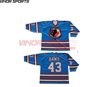 Cheap Wholesale Blank Hockey Jersey Sublimated Custom Hockey Jersey <b>Camo</b> Men Shirts XXL Western XXXL OEM Customized XXS Logo PCS - Product Image 6