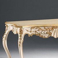 Table de bureau de style français en bois massif