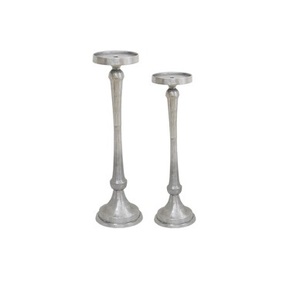 Meilleur support de pilier de bougie en métal de style vintage nouveau design bougeoir en métal fait à la main fabricant en gros bois meilleur inde - Product Image 2