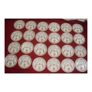 Plaques de marbre blanc peint or, ensemble Exclusive, en vrac - Product Image 1