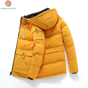 Veste coupe-vent décontractée pour homme, style cool, à capuche, réversible, doublure en polaire écologique pour l'hiver - Product Image 3