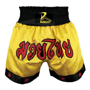 Logotipo personalizado de alta calidad Spandex/poliéster MMA Boxing Fighter Shorts Transferencia de calor Impreso Adulto Artes marciales Etiqueta privada - Product Image 1