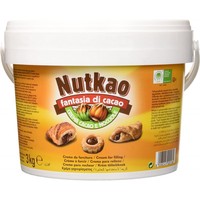Crème fourrée au chocolat et aux noisettes Nutkao 2820g, pâte italienne