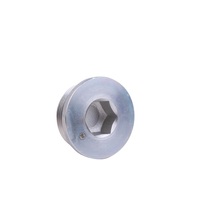 Raccord de tuyauterie en acier au carbone, bouchon hexagonal creux à tête ronde avec joint torique