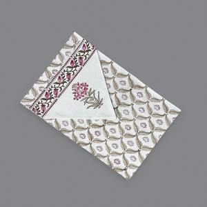 Juego de servilletas de algodón indio con estampado Floral, juego de 6 unidades - Product Image 3