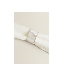 <b>Mother</b> of Pearl Napkin <b>Ring</b> Holder for Unique Design and Best Quality with Round Shape for Restaurant Office Use - Product Image 4