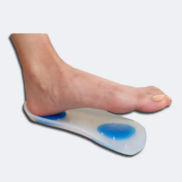 Best Selling High Quality Silicone Insole 3/4 Length for foot care