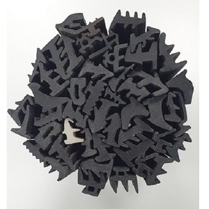 Singapore Đen TPE hoặc TPV kính con dấu tùy chỉnh thực hiện cao su không thấm nước niêm phong Dải con dấu cho cửa sổ và cửa - Product Image 1