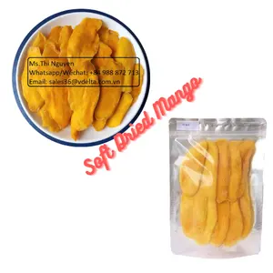 HOT SALE SOFT DRIED MANGO WITH LESS SUGAR - SOFT DRIED MANGO FOR READY EAT FOOD AND BEST PRICE / Ms.Thi Nguyen +84 988 872 713