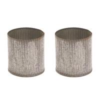 Lot De 3 Vase En Cuivre En Forme De Cylindre Pour La Décoration Intérieure