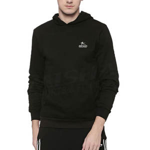 Nouvelle mode Sweat à capuche coupe étroite en polaire épaisse pour hommes pull-over à cordon de serrage pour hommes vente en gros OEM à bas prix - Product Image 1