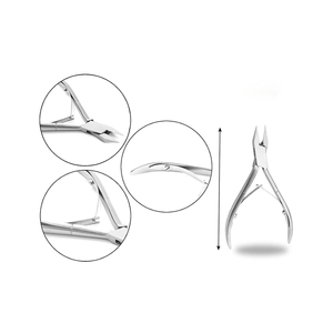 Professional Durable Ingrowing Toenail Cutter Fine Pointed Straight Blade Wide Jaw Opening Stainless Steel Material for Pedicure - Product Image 3