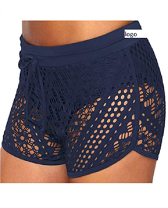 กางเกงบิกินี่ผู้หญิงขนาดบวกสูงกางเกงว่ายน้ำกางเกงขาสั้น82% ไนลอน18% แปนเด็กซ์ซับในโพลีเอสเตอร์95% 5% Spandex - Product Image 1