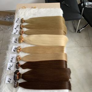 Extensions de cheveux Remy à la kératine italienne en gros Cheveux humains vierges à pointe plate à double étirage différentes couleurs disponibles - Product Image 6