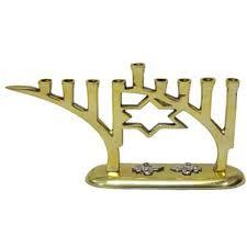 Best quality different designer 7 <b>branches</b> brass hand-crafted menorah Religious Candle Holder - Product Image 5