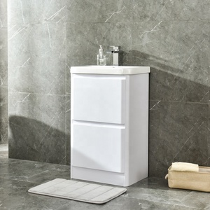 Hotel Small UK <strong>Bathroom</strong> Products PVC <strong>Plastic</strong> Vanity <strong>Cabinets</strong> With Sink - Product Image 6